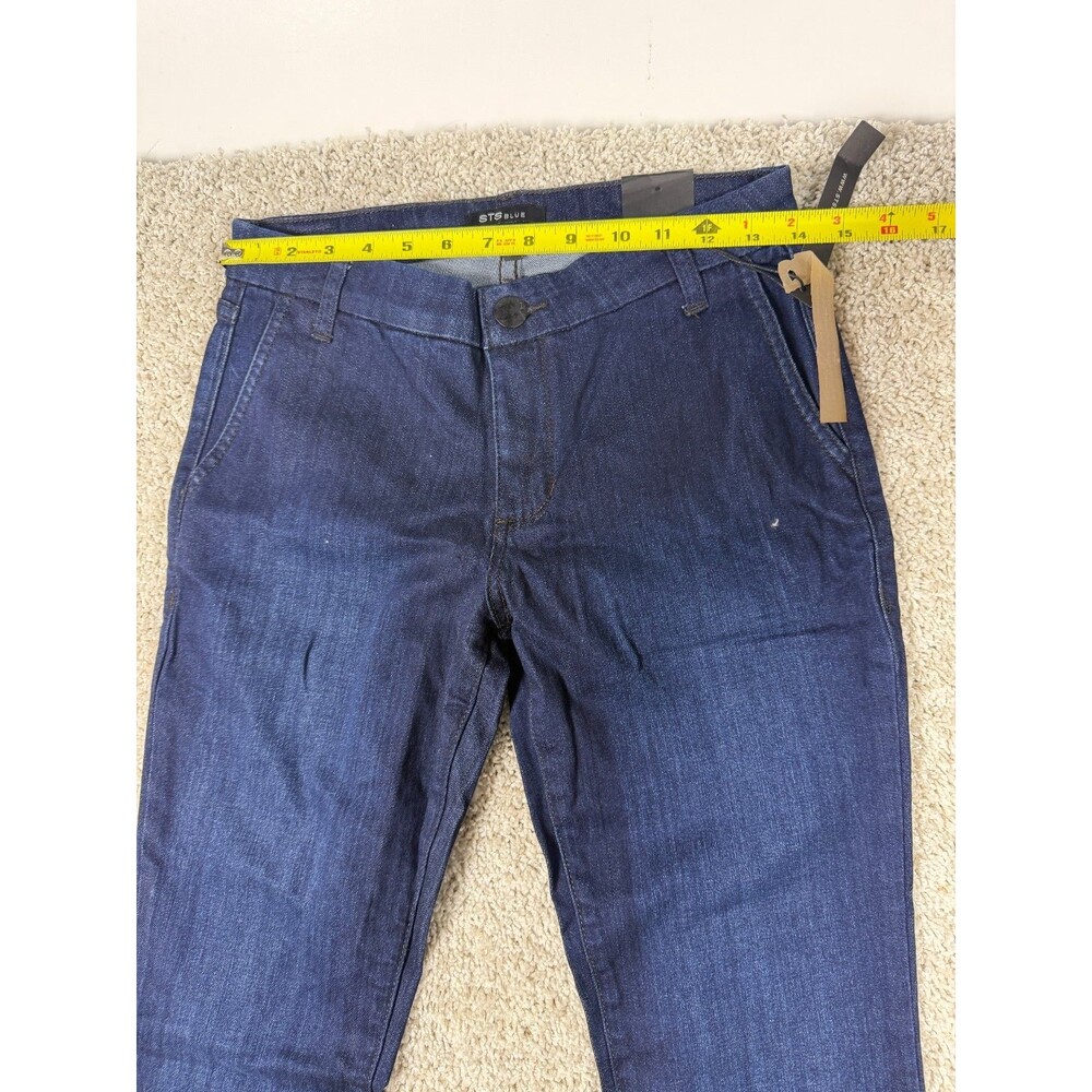 STS Blue Women's Bootcut Stretch Jeans Dark Wash Size 27 Mid Rise NWT - Picture 2 of 12